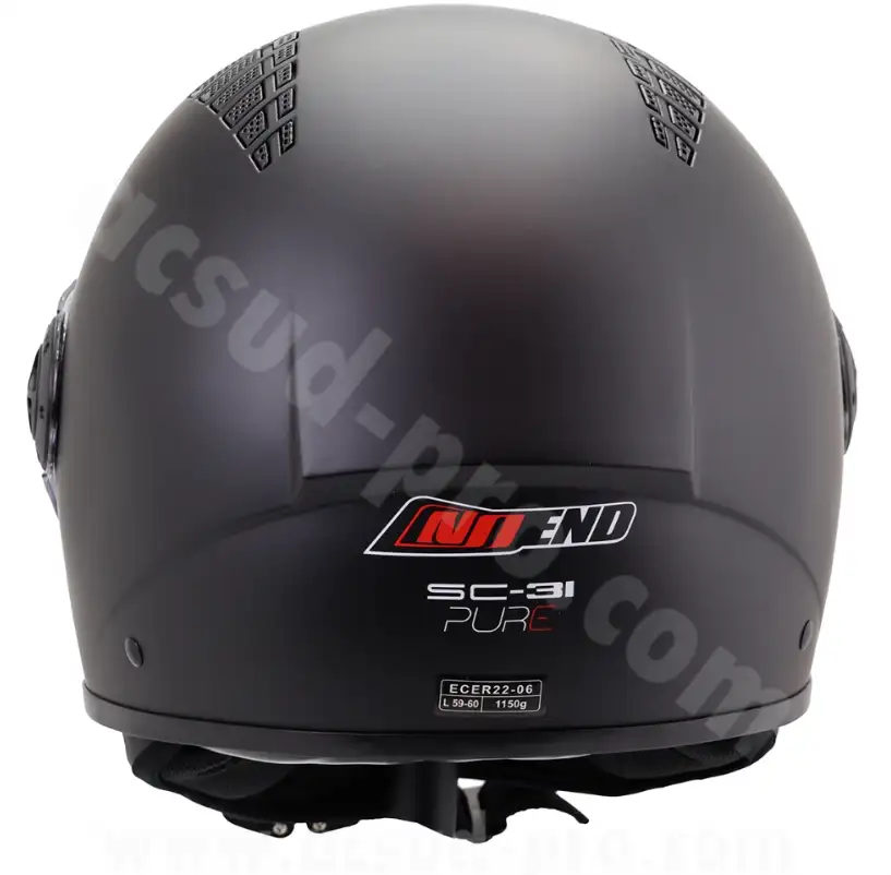 CASQUE JET NOEND PURE SC-31 NOIR